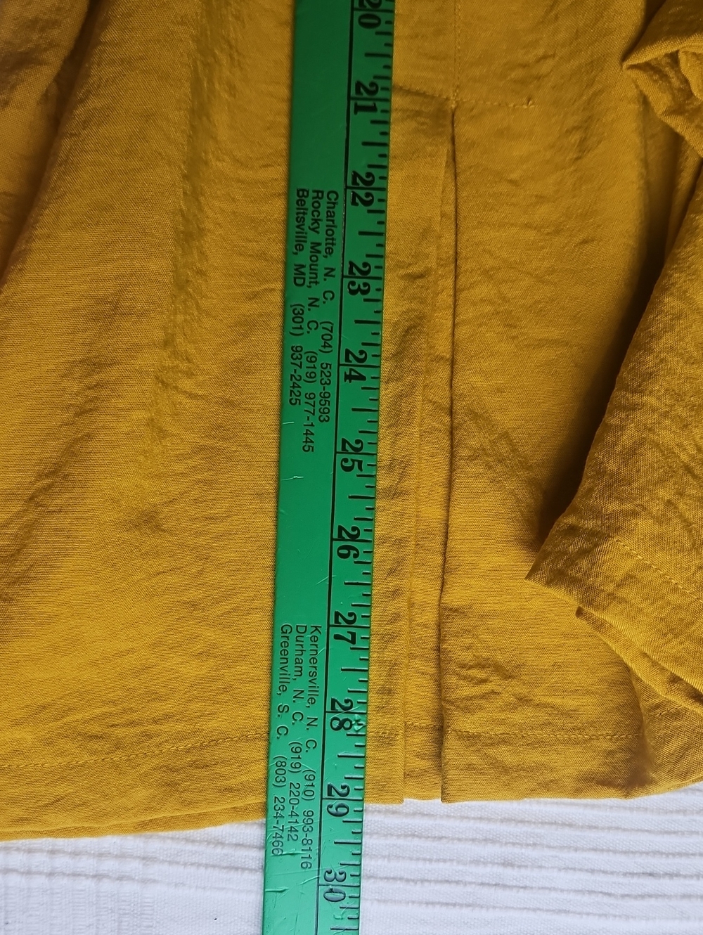 Ali Miles 3/4 Sleeve Statement Button Shirt/Jacket: Color- Mustard: Size-2X - Picture 16 of 16